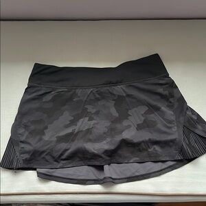 Black Camouflage Skirt